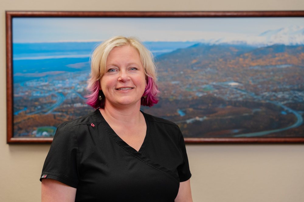 Patient Assistant Alicia Beiergrohslein, smiling in the Eagle View Family Dental office.